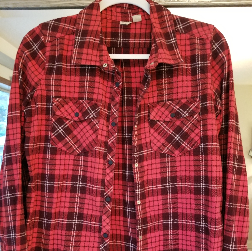 Roxy- Snap Button Down Flannel